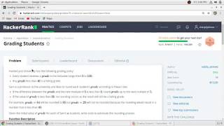Grading Students Hacker Rank in C Programming