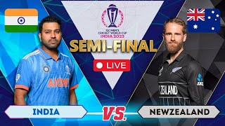 India Vs New Zealand Live World Cup Match - Semi Final 1 | IND vs NZ Live Score | Match 46