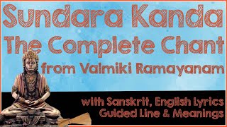 Complete Chant of SundaraKanda from Valmiki Ramayanam in Sanskrit