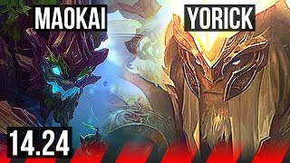 MAOKAI vs YORICK (TOP) | KR Diamond | 14.24