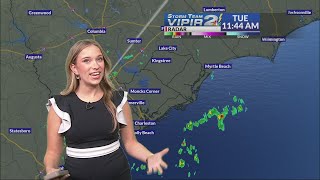 Tuesday weather forecast with Grace Lowe