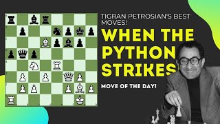 Petrosian's Amazing Chess Combinations | Petrosian vs Pachman (1961) | Tigran Petrosian Sacrifices