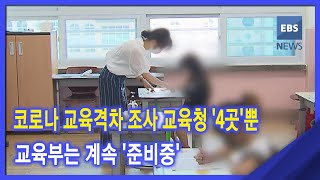 2021. 05. 12. 코로나 교육격차 조사 교육청 '4곳'뿐‥교육부는 계속 '준비 중'