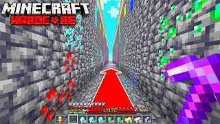 I Mined 1,000,000 Blocks in a STRAIGHT LINE in Hardcore Minecraft! (Hindi)