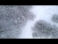 【4k60p】天女の舞 奈良県 天川村 ドローン空撮 4k 厳冬期 aerial with drone