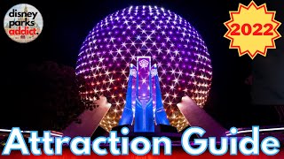 Epcot ATTRACTION GUIDE - 2022 - All Rides + Shows - Walt Disney World