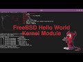 Write a Hello World Kernel Module for FreeBSD