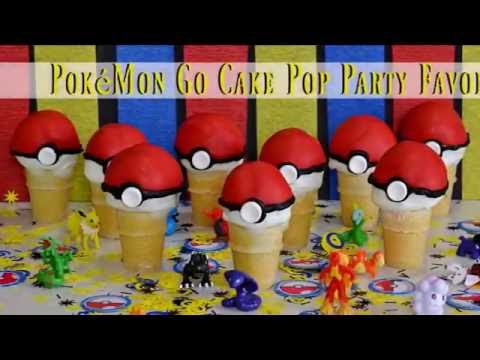 Pokémon Go Cake Pop Party Favor Pokémon Go Cake Pop Party Favor