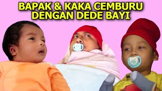 Azufi dan Bapak Cemburu Sama Dede Bayi ! Akhirnya Pengen Jadi Bayi Lagi