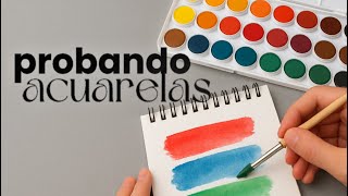 Probando Más Acuarelas Escolares (Parte 2) 🖌️ ¿Valen la Pena?