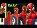 ALL Spider-Man Cartoons On Piano