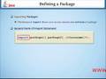 Creating a package in JAVA - Wingslive