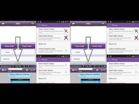 Viber - Hide Online Status and Viber - Hide Online Status and