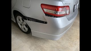 Toyota Camry 2011 rear bumper repair