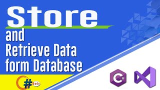 Save and Show Data From Database| C# Tutorial |Data Insert Into Database |Create Database