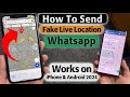 How to Send Fake Live Location on WhatsApp | Works on both iPhone & Android 2024