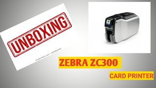 ZEBRA ZC300 card printer