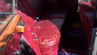 Bentley Mark VI Leather Interior Restoration by Cooks Upholstery com