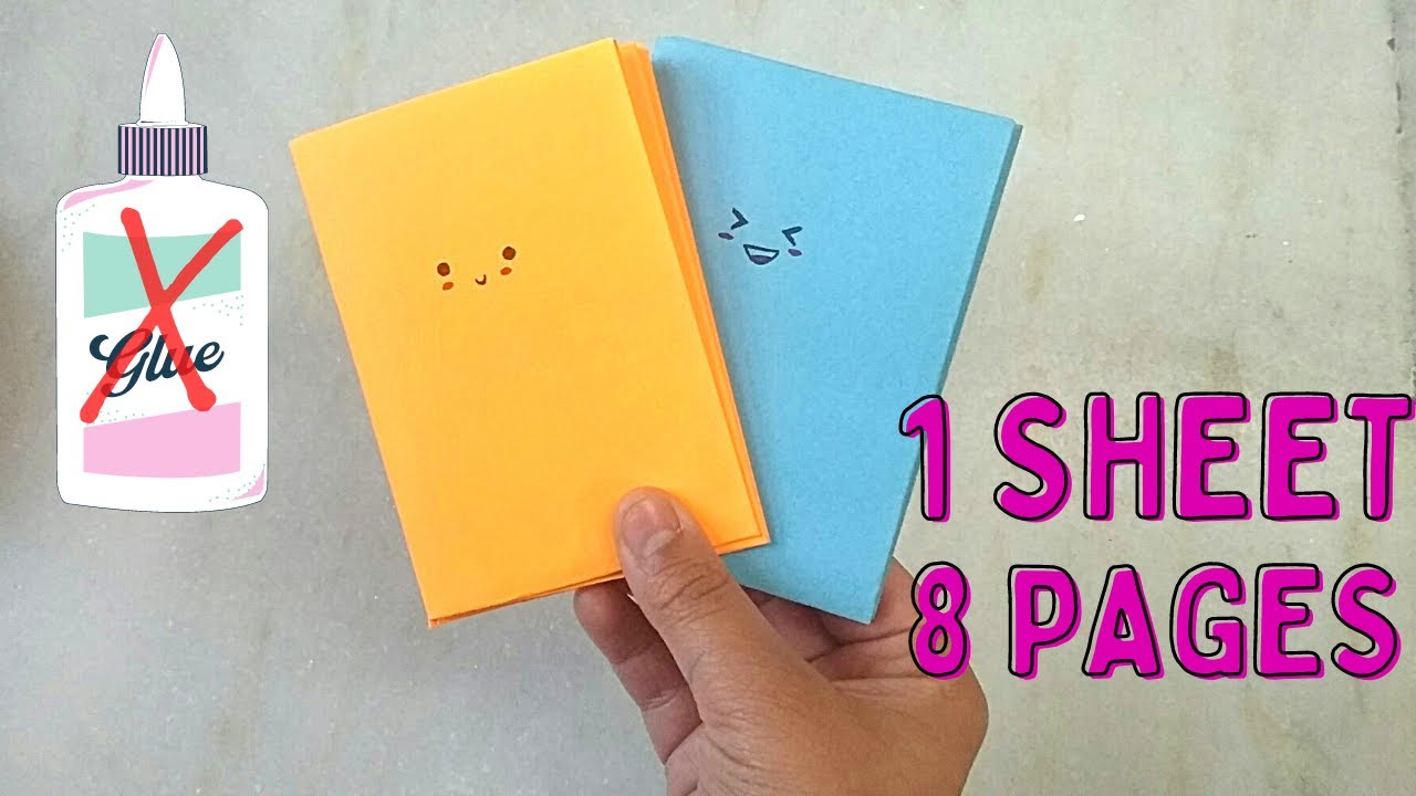 Easy Diy Mini Notebook Creativo Youtube
