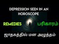 DEPRESSION - ஜாதகத்தில் மன அழுத்தம் - தற்கொலை எண்ணம் தூண்டும் அமைப்பு