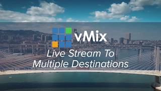 How To Live Stream To Multiple Destinations With vMix- New video in description!!!