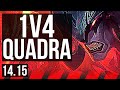 AATROX vs AZIR (TOP) | 1v4 Quadra, 9 solo kills, 1300+ games, Legendary | BR Grandmaster | 14.15