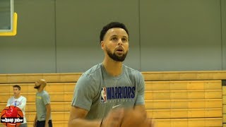 Steph Curry Shooting 3's During Workout For 1 Hour At Warriors Practice. HoopJab NBA