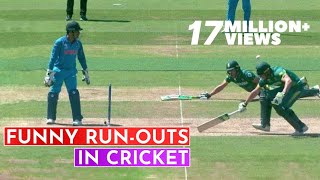 Top 10 Funniest Run-Outs in Cricket History | Cricket 18