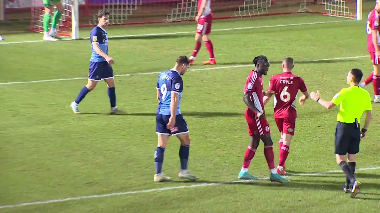 HIGHLIGHTS: Accrington Stanley 0-2 Wycombe Wanderers - YouTube