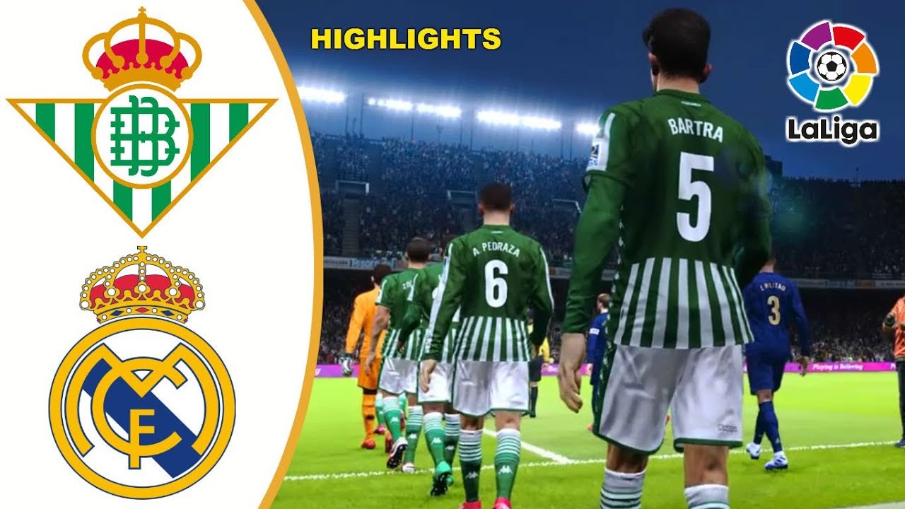 REAL BETIS Vs REAL MADRID 2-1 | LIGA SANTANDER - 08/03/20 - Highlights ...