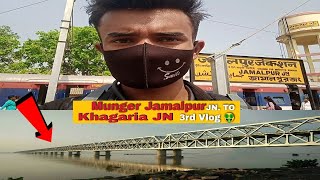Munger jamalpur JN TO Khagaria JN DEMU TRAIN #3rdvlog #vlog Pratik Scientist