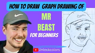 HOW TO MAKE GRAPH  | HOW TO MAKE MR BEAST DRAWING | how to make portrait drawing | sketch art