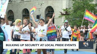 Bulking up security at local pride events
