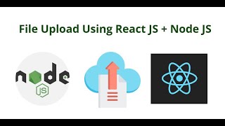 Image input and upload using ReactJS and Express