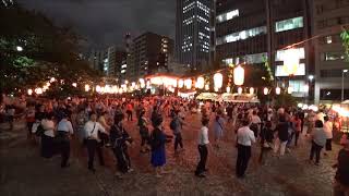 平29.7.26(水)炭坑節＠銀座三丁目東町会 納涼盆踊り大会（東京都中央区）