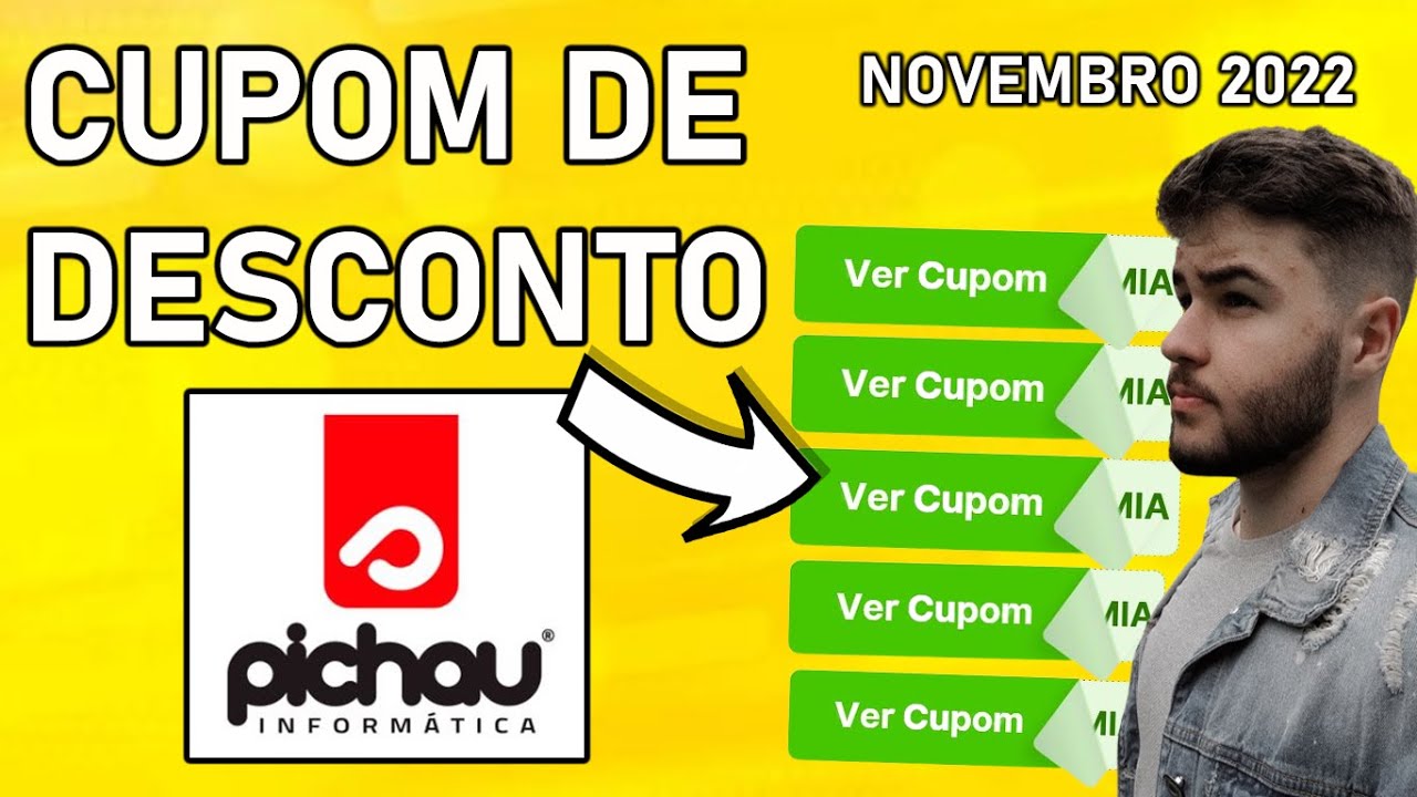 CUPOM PICHAU NOVEMBRO 2022 - CUPONS DE DESCONTOS ATUALIZADOS - PICHAU ...