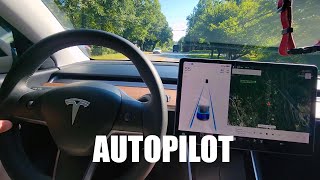 Tesla Model 3 Model Y Autopilot How To TUTORIAL Auto Steer Auto Drive Cruise Control