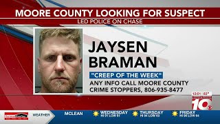 VIDEO: Moore County Crime Stoppers looking for wanted man from police chase