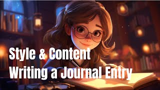 💯 Writing a Journal Entry #2/3 Style and Content | Creative Writing | English