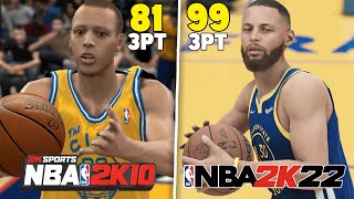 Full Court Shot With Stephen Curry In Every NBA 2K!