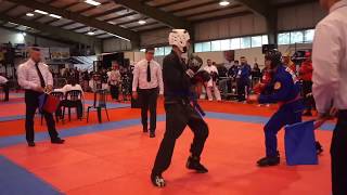 Ninja Nate Sparring using Bruce Lee's Jeet Kune Do, Kenpo and Wing Chun at World Kumite Tournament