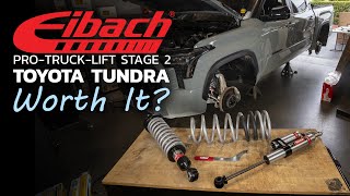 2024 Tundra Eibach Stage1 Review \u0026 Stage2R Install