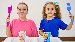 Ruby Barbie and Bonnie Ken Pink vs Blue One Color Challenge