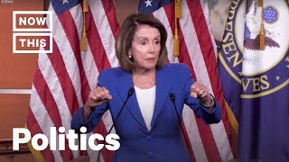 Nancy Pelosi Sends Border Wall Message to Trump | NowThis