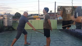 Panimulang Apat na Hataw, Panalag, at Dis-arma sa Arnis (Basic Lessons in Arnis)