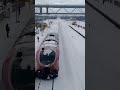 KASHMIR VALLEY TRAIN JOURNEY || SWITZERLAND OF INDIA | TRAIN STATION IN SNOWFALL -5°C