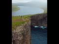 World_inside sorvagsvatn is the largest lake in Faroe Islands with a depth 59m, 😀