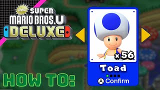How To: play as Blue Toad | New Super Mario Bros. U Deluxe