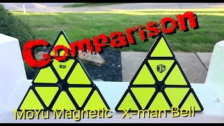 X-Man Bell Vs MoYu Magnetic Pyraminx Comparison!!!  CUBEVSCUBE