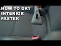 How To Dry Your Cars Interior After Shampoo Cleaning | Tips From a Professional Detailer